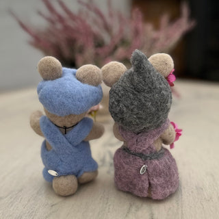 Ullnåla figur - Anne og Arne