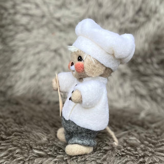 Ullnåla figur Kokken Halvstrøm