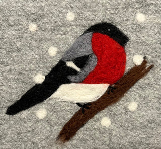 Learn to needle felt on a seat pad (2D) - dompap