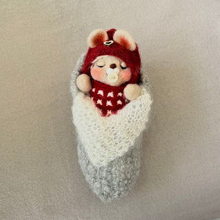 Ullnåla figur Sovende Sofus