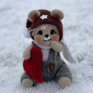 Wool needle figure Peder