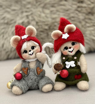 Ullnåla figur Lucas og Lillemor