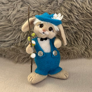 Wool needle figure - The Gardener