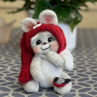 Ullnåla figur  - Sjenert mini Kalle