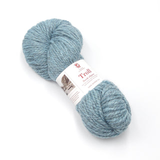 Tovet Rørosvotter, komplett kit - lys blåturkis