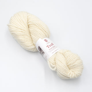 Oppskrift på tovet sitteunderlag, med garn