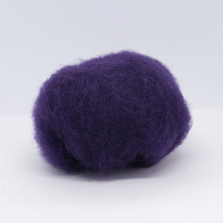 Karda wool - Dark violet