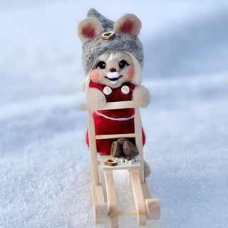 Ullnåla figur - Solfrid