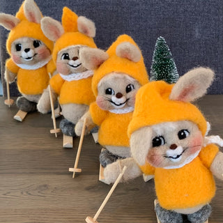 Ullnåla figur - Gulglisene