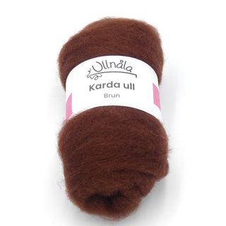 Karda wool - Brown