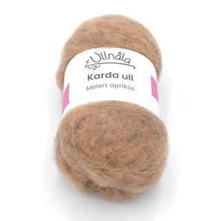 Karda wool - Melange apricot