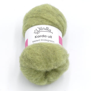 Karda wool - Heather lime green